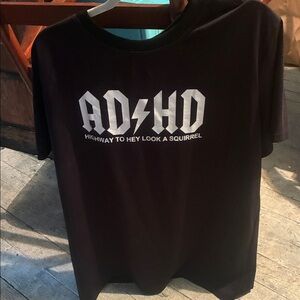 ADHD Black Graphic Tee